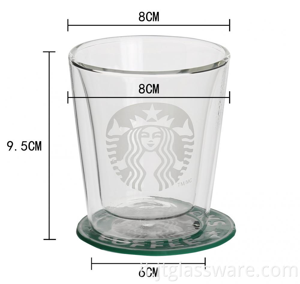 Glass Tea Cup And Saucer